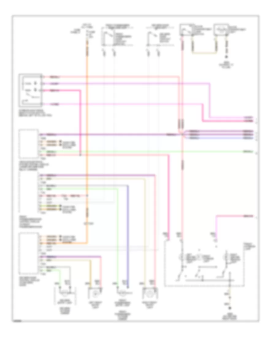 Courtesy Lamps Wiring Diagram, Late Production (1 of 2) for Volkswagen CC Luxury 2010