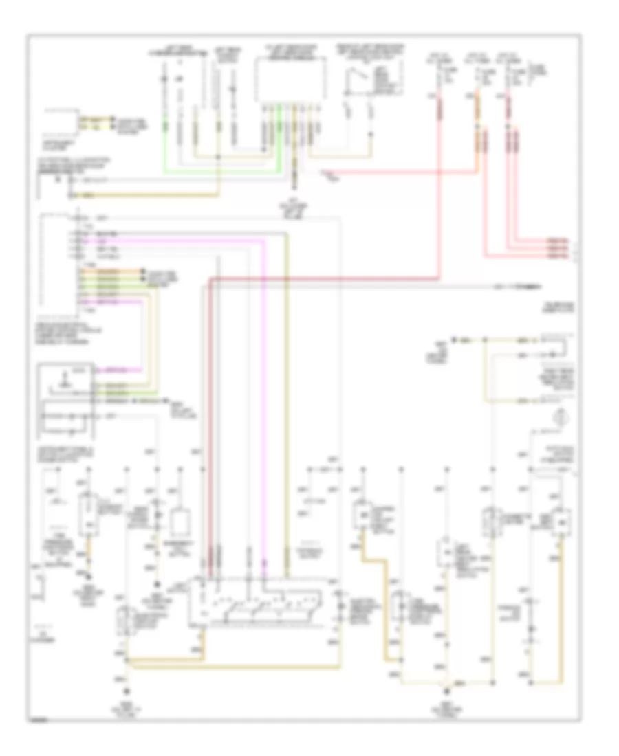 Instrument Illumination Wiring Diagram, Early Production (1 of 2) for Volkswagen CC Luxury 2010