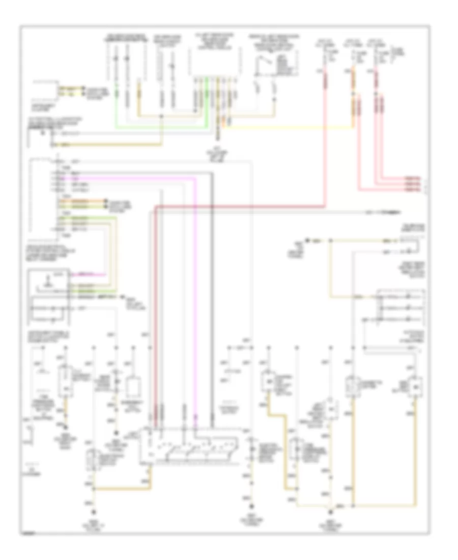 Instrument Illumination Wiring Diagram Late Production 1 of 2 for Volkswagen CC Luxury 2010