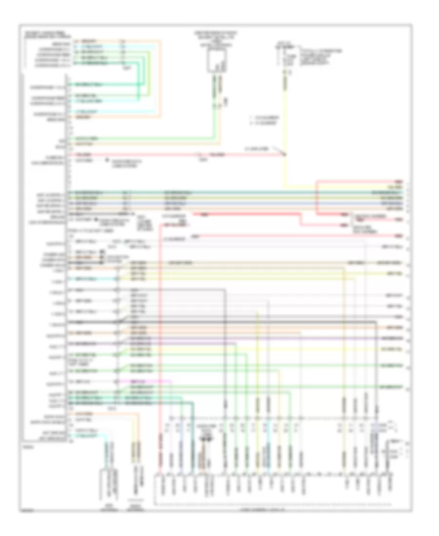 Navigation Wiring Diagram, Premium (1 of 5) for Volkswagen Routan S 2012