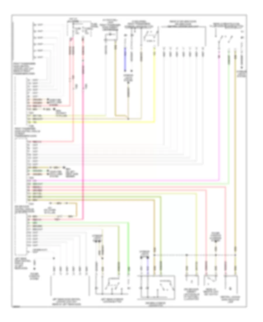 Forced Entry Wiring Diagram, Early Production (1 of 3) for Volkswagen CC Sport 2010
