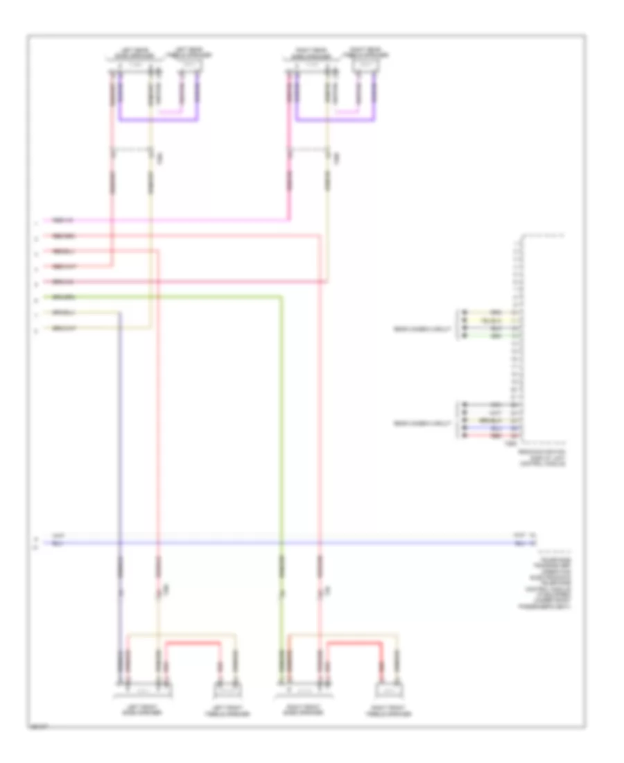Navigation Wiring Diagram Early Production without Amplifier 2 of 2 for Volkswagen CC VR6 Sport 2010