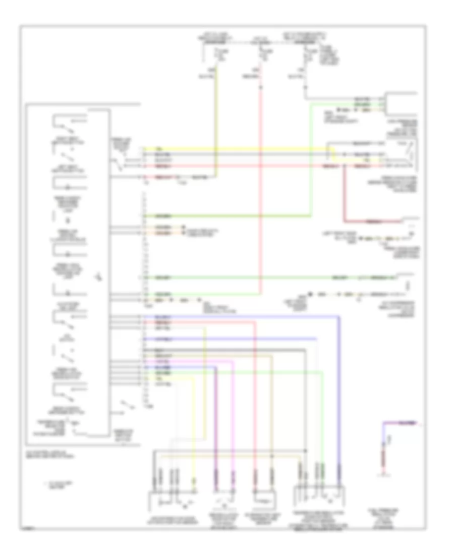 Manual A C Wiring Diagram 1 of 2 for Volkswagen Tiguan S 2012