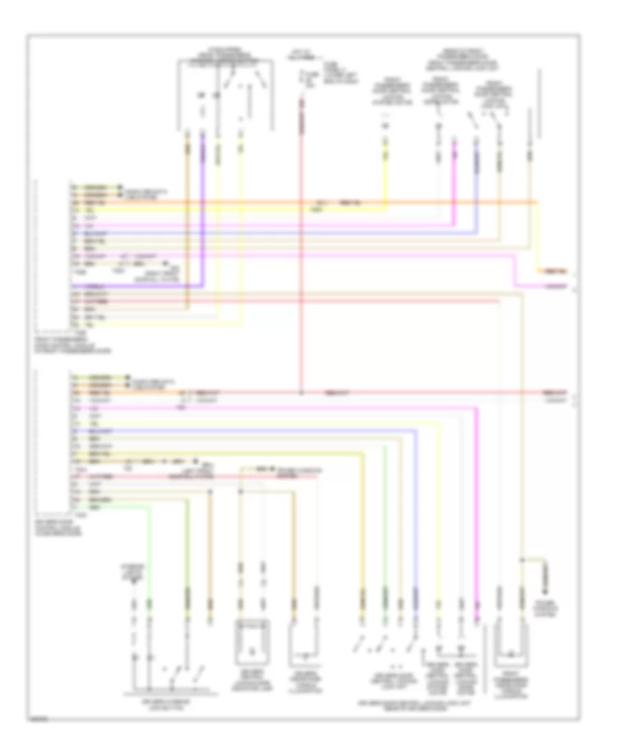 Forced Entry Wiring Diagram (1 of 2) for Volkswagen Tiguan S 2012