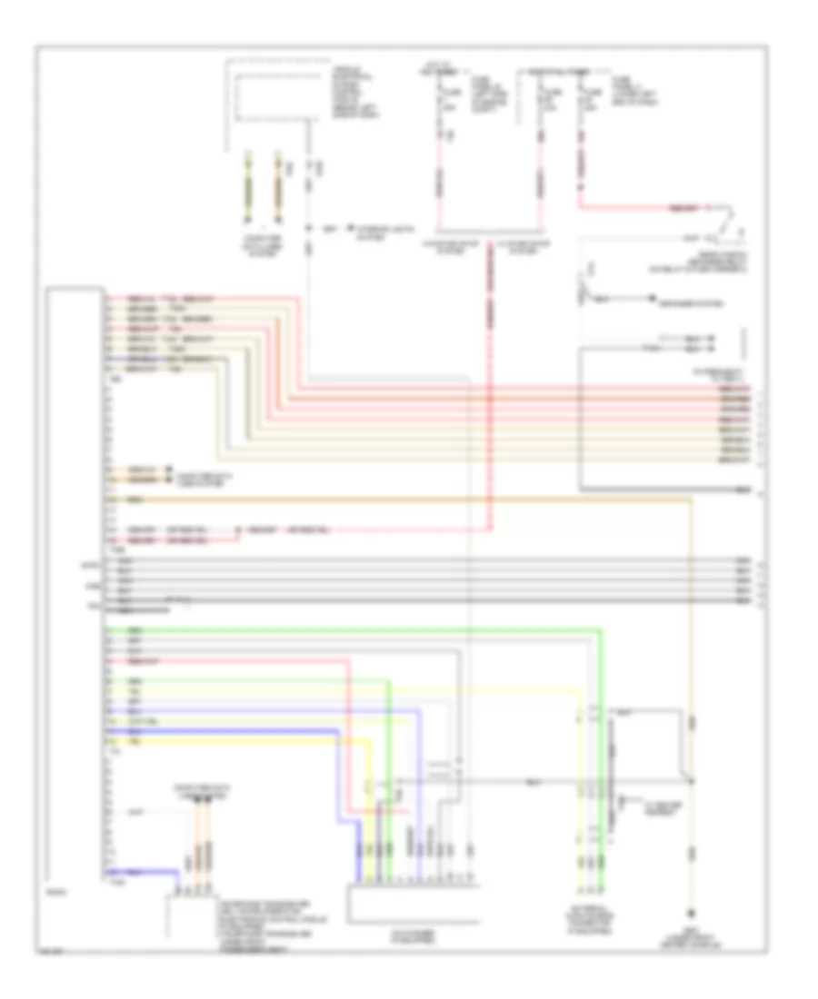 Radio Wiring Diagram, without Navigation RCD 510 (1 of 2) for Volkswagen Tiguan S 2012