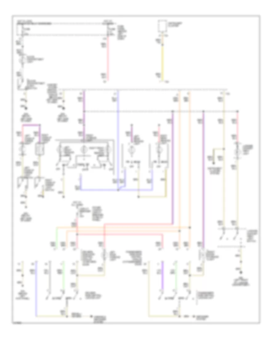 Courtesy Lamps Wiring Diagram for Volkswagen Golf GL 2006