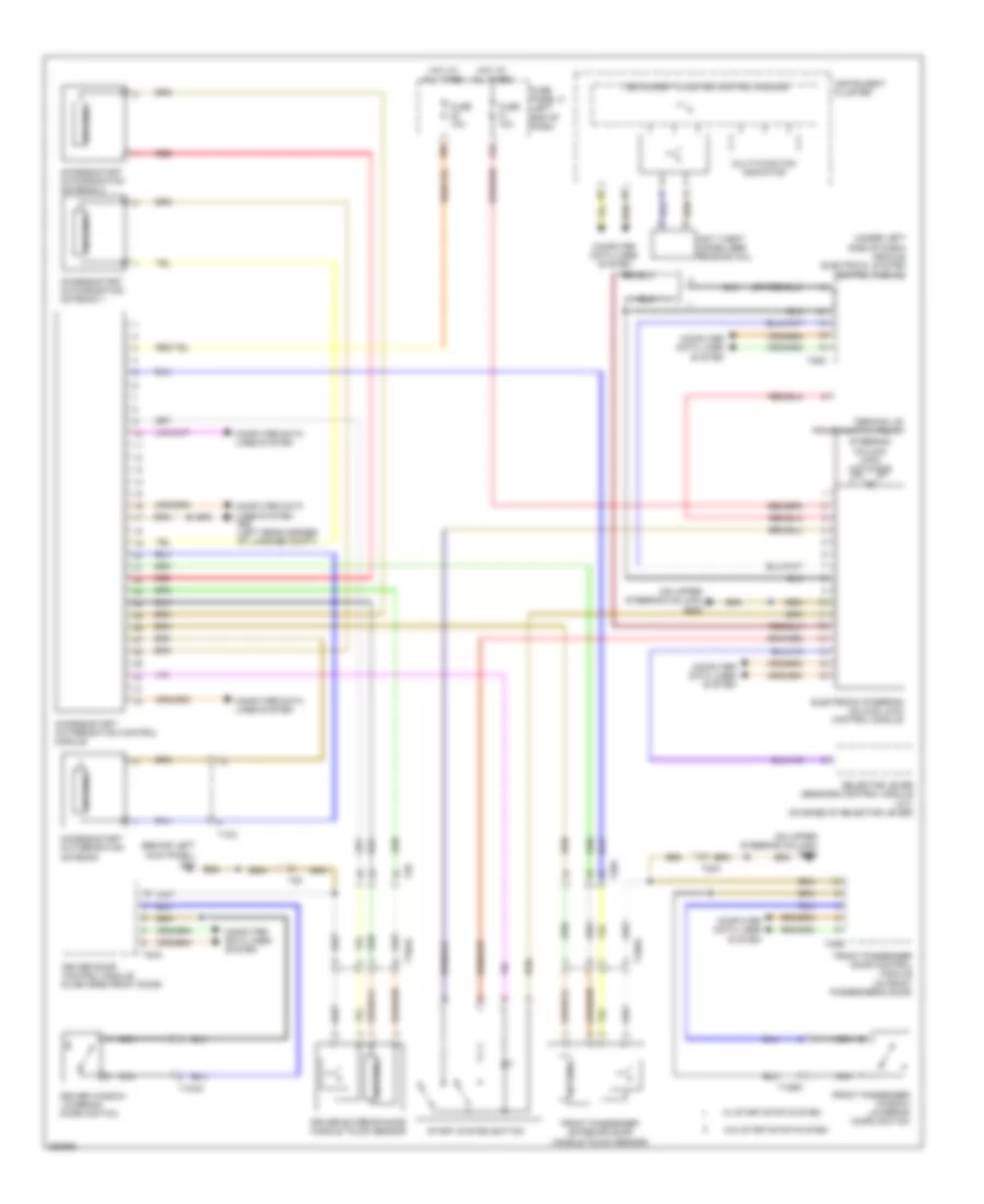 Access Start Wiring Diagram for Volkswagen Eos Komfort 2010