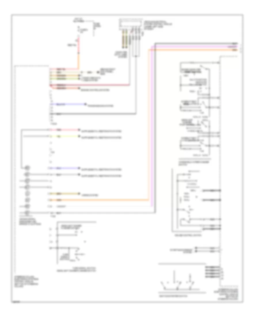 Steering Column Electronic Systems Control Module Wiring Diagram 1 of 2 for Volkswagen Eos Komfort 2010