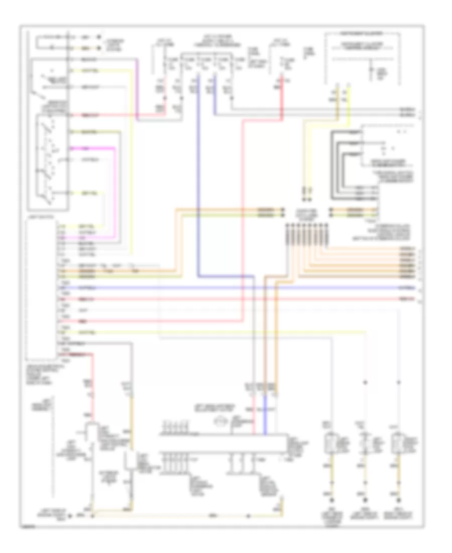 Headlights Wiring Diagram with HID Headlamps 1 of 2 for Volkswagen Eos Komfort 2010