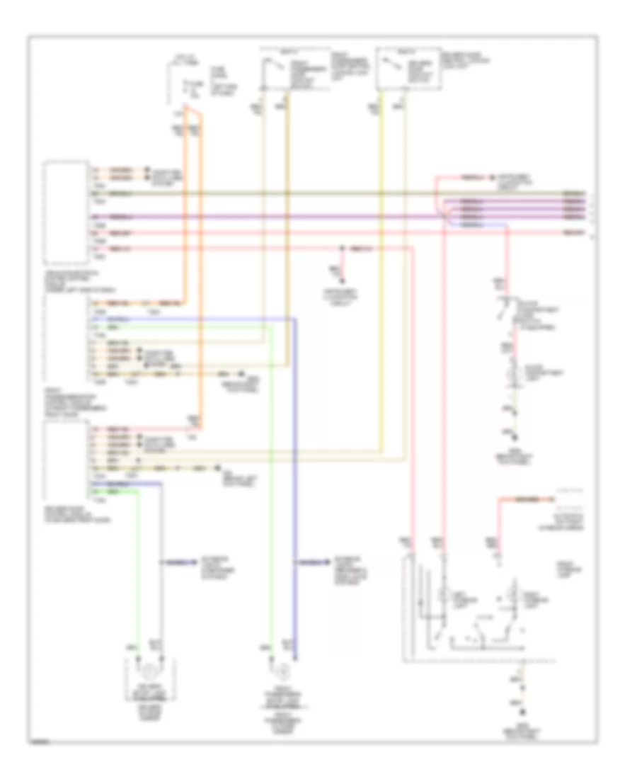 Courtesy Lamps Wiring Diagram 1 of 2 for Volkswagen Eos Komfort 2010