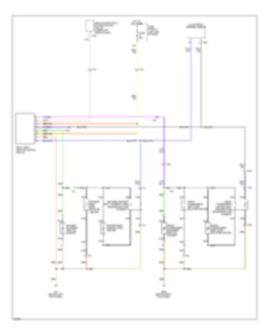 Heated Seats Wiring Diagram for Volkswagen Eos Komfort 2010