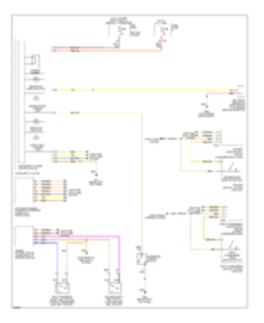 Buzzer Wiring Diagram Early Production for Volkswagen Eos Komfort 2010