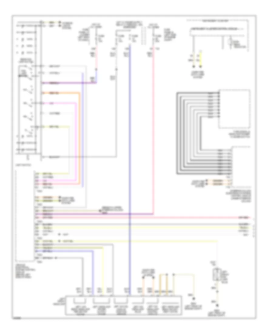 Headlights Wiring Diagram with Xenon Lamps 1 of 2 for Volkswagen Tiguan S 4Motion 2012