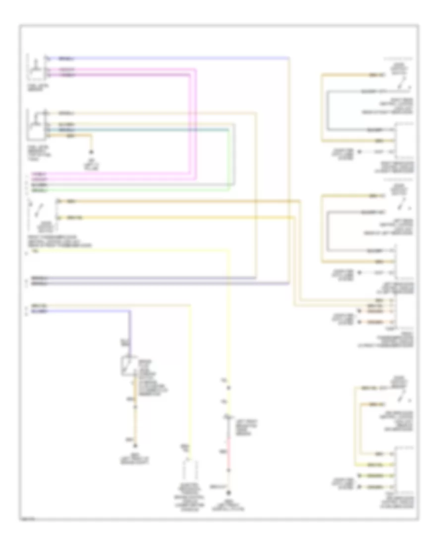 Instrument Cluster Wiring Diagram 2 of 2 for Volkswagen Tiguan S 4Motion 2012