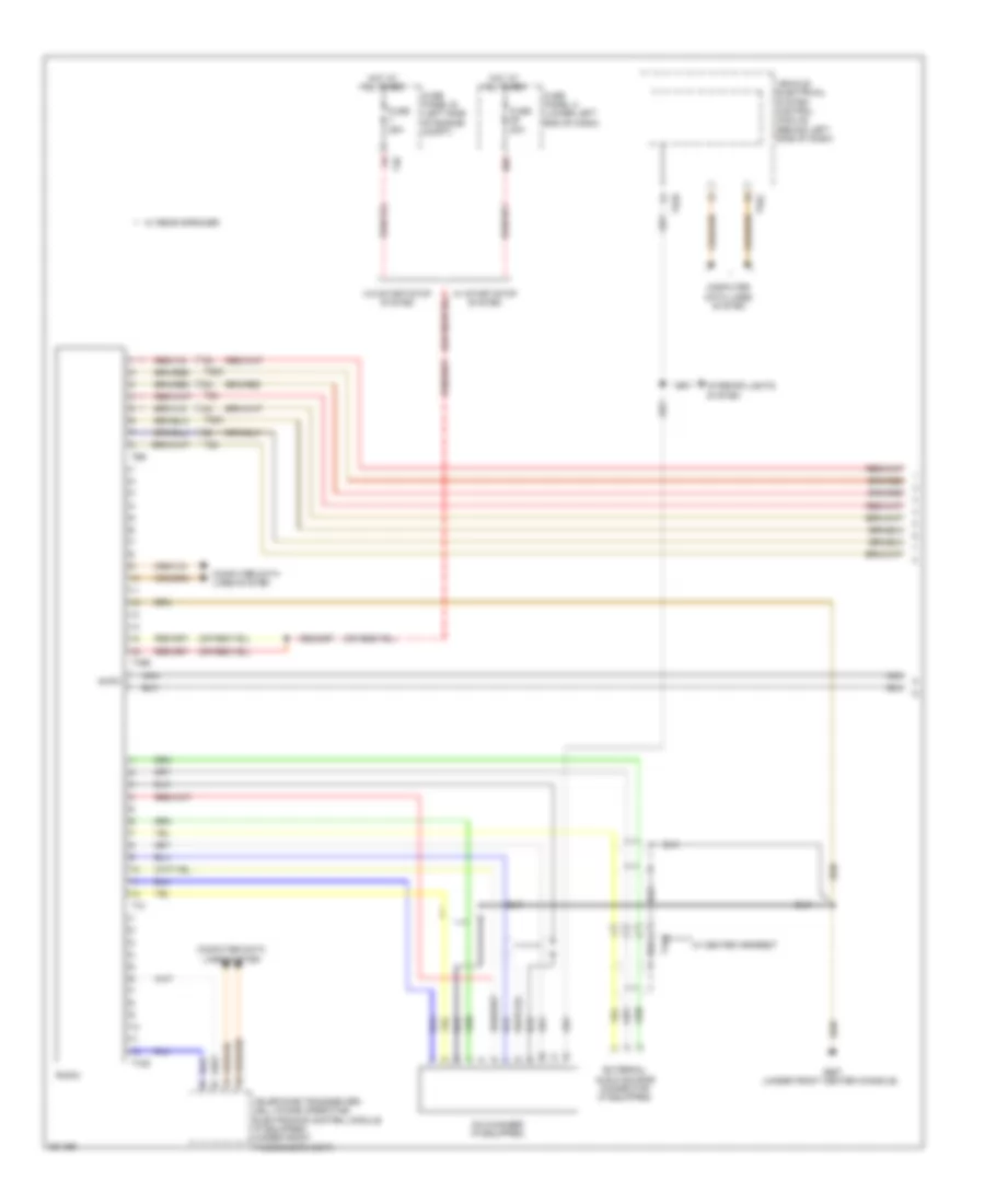 Radio Wiring Diagram, without Navigation RCD 210 (1 of 2) for Volkswagen Tiguan S 4Motion 2012