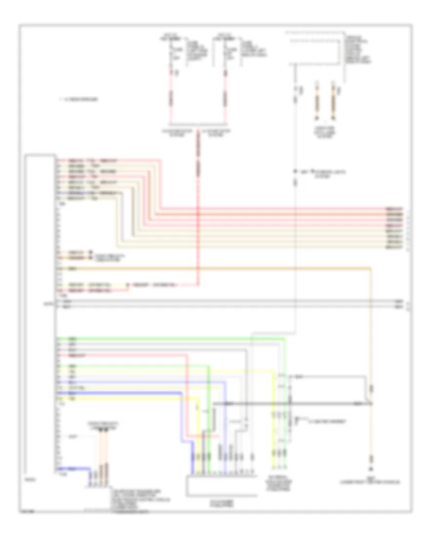 Radio Wiring Diagram without Navigation RCD 210 1 of 2 for Volkswagen Tiguan S 4Motion 2012