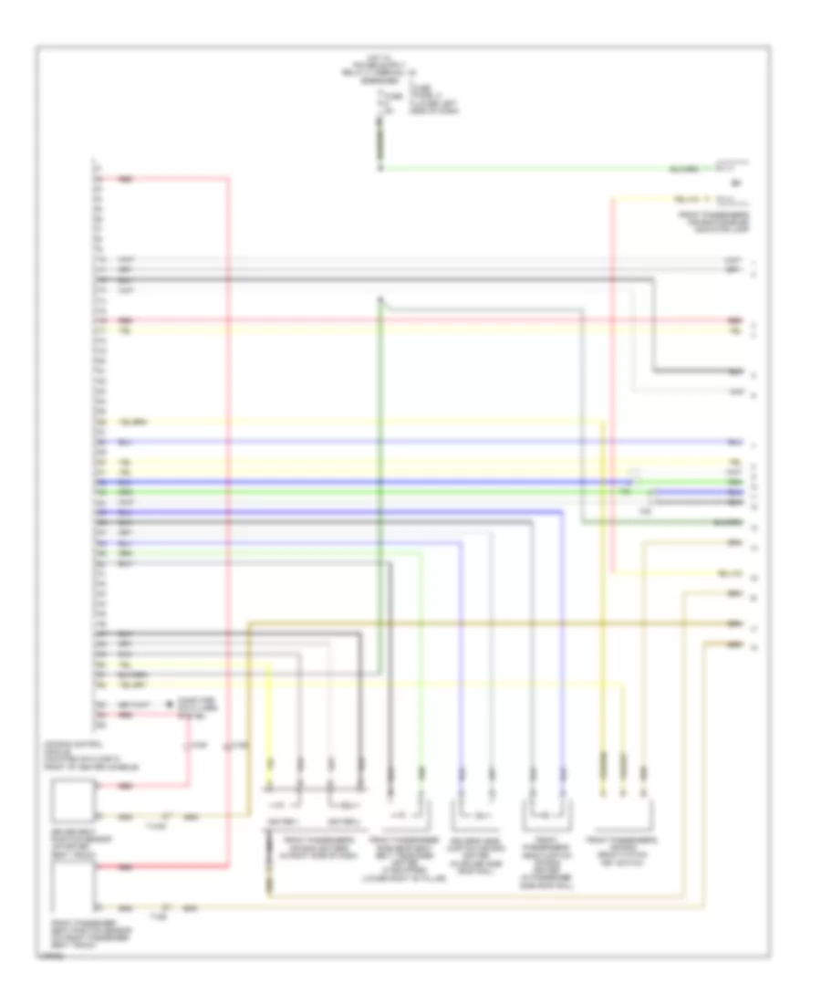 Supplemental Restraints Wiring Diagram 1 of 3 for Volkswagen Tiguan S 4Motion 2012