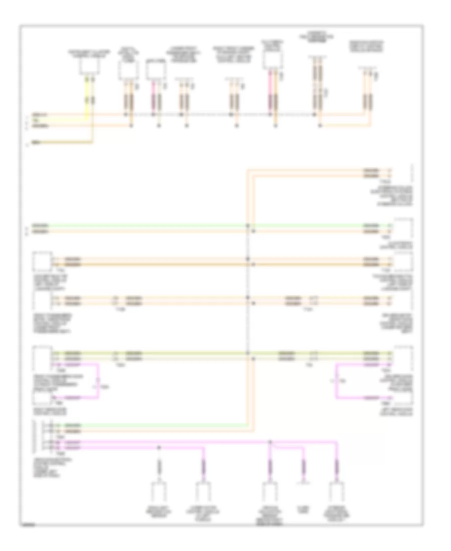 Computer Data Lines Wiring Diagram 2 of 2 for Volkswagen Eos Lux 2010