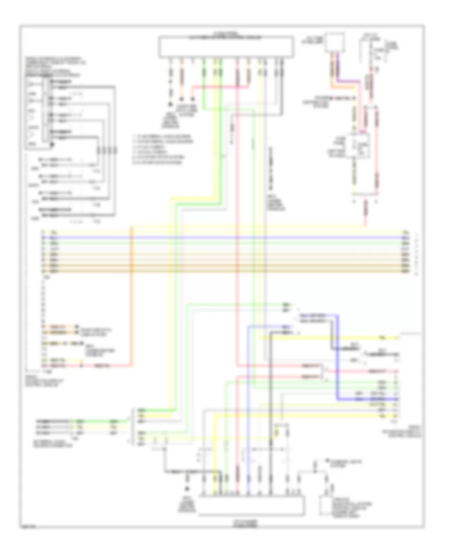 Navigation Wiring Diagram, Premium (1 of 2) for Volkswagen Eos Lux 2010