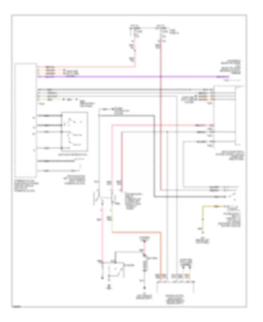 Starting Wiring Diagram, CBFA Late Production for Volkswagen Eos Lux 2010