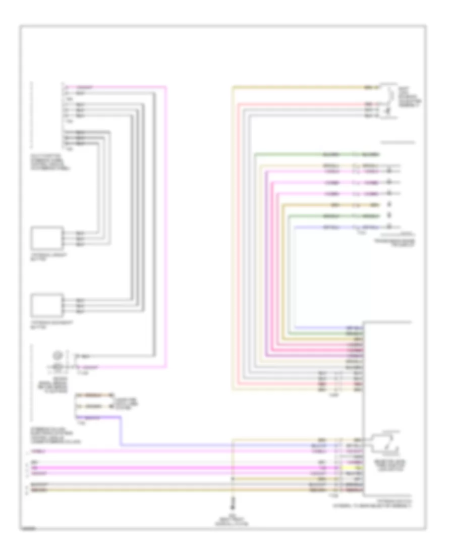 A T Wiring Diagram 2 of 2 for Volkswagen Tiguan SE 2012