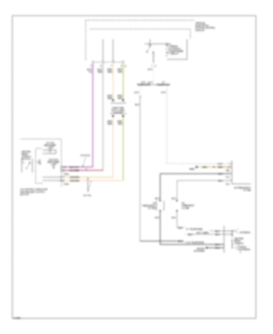 Rear Defogger Wiring Diagram Late Production for Volkswagen GTI 2006