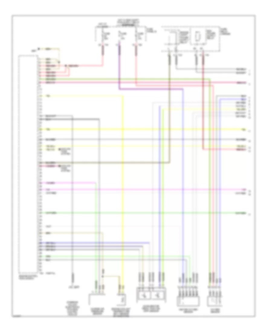 2.0L, Engine Performance Wiring Diagram (1 of 5) for Volkswagen GTI 2006