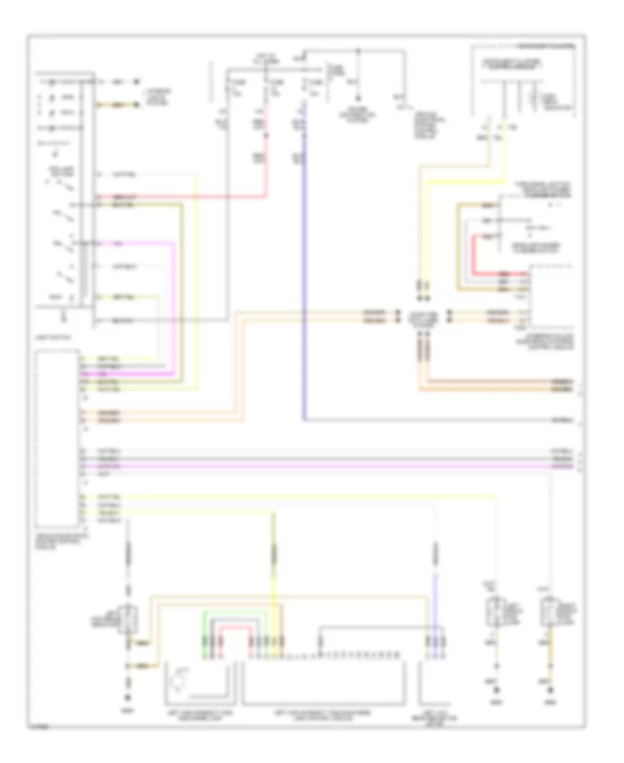 Headlights Wiring Diagram, Late Production (1 of 2) for Volkswagen GTI 2006