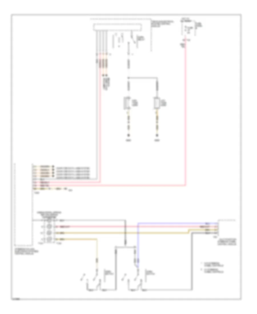 Horn Wiring Diagram Late Production for Volkswagen GTI 2006