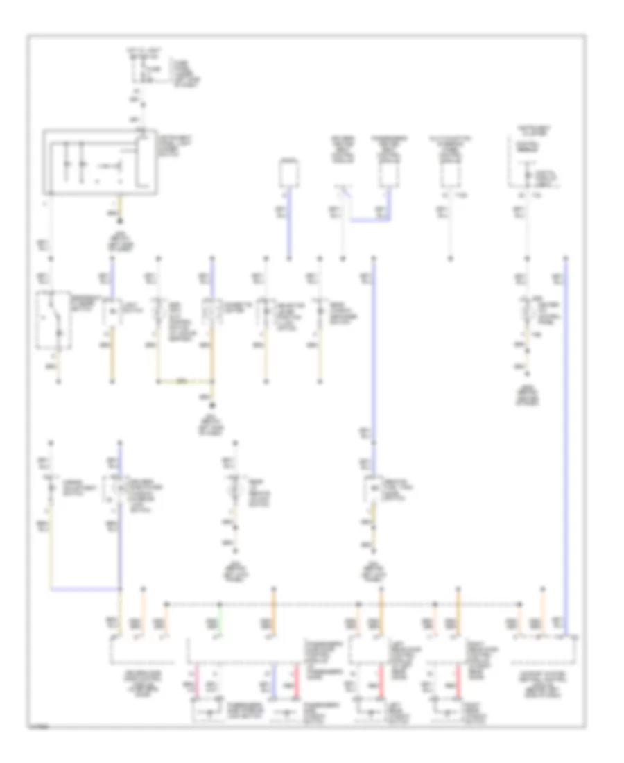 Instrument Illumination Wiring Diagram, Early Production for Volkswagen GTI 2006