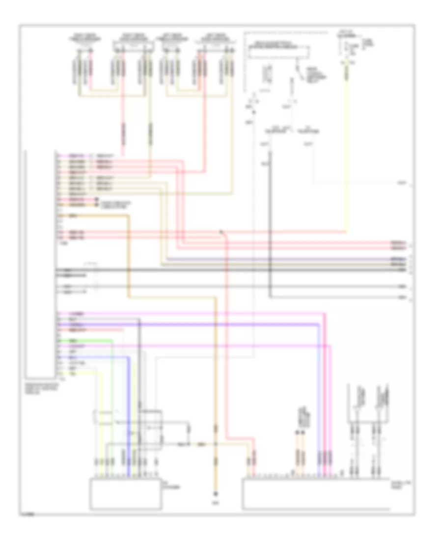 Premium Sound Radio Wiring Diagram, Late Production (1 of 2) for Volkswagen GTI 2006