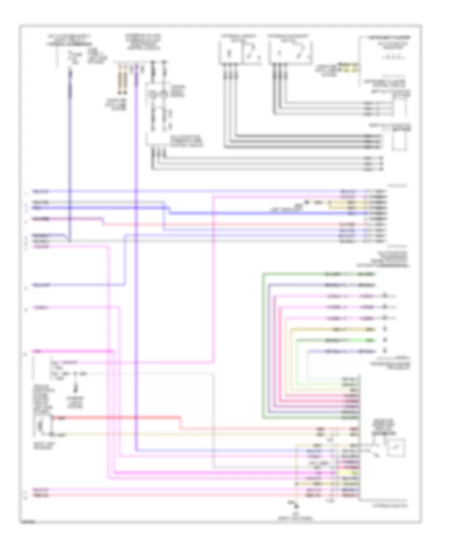 AT Wiring Diagram, Early Production (2 of 2) for Volkswagen Golf 2010
