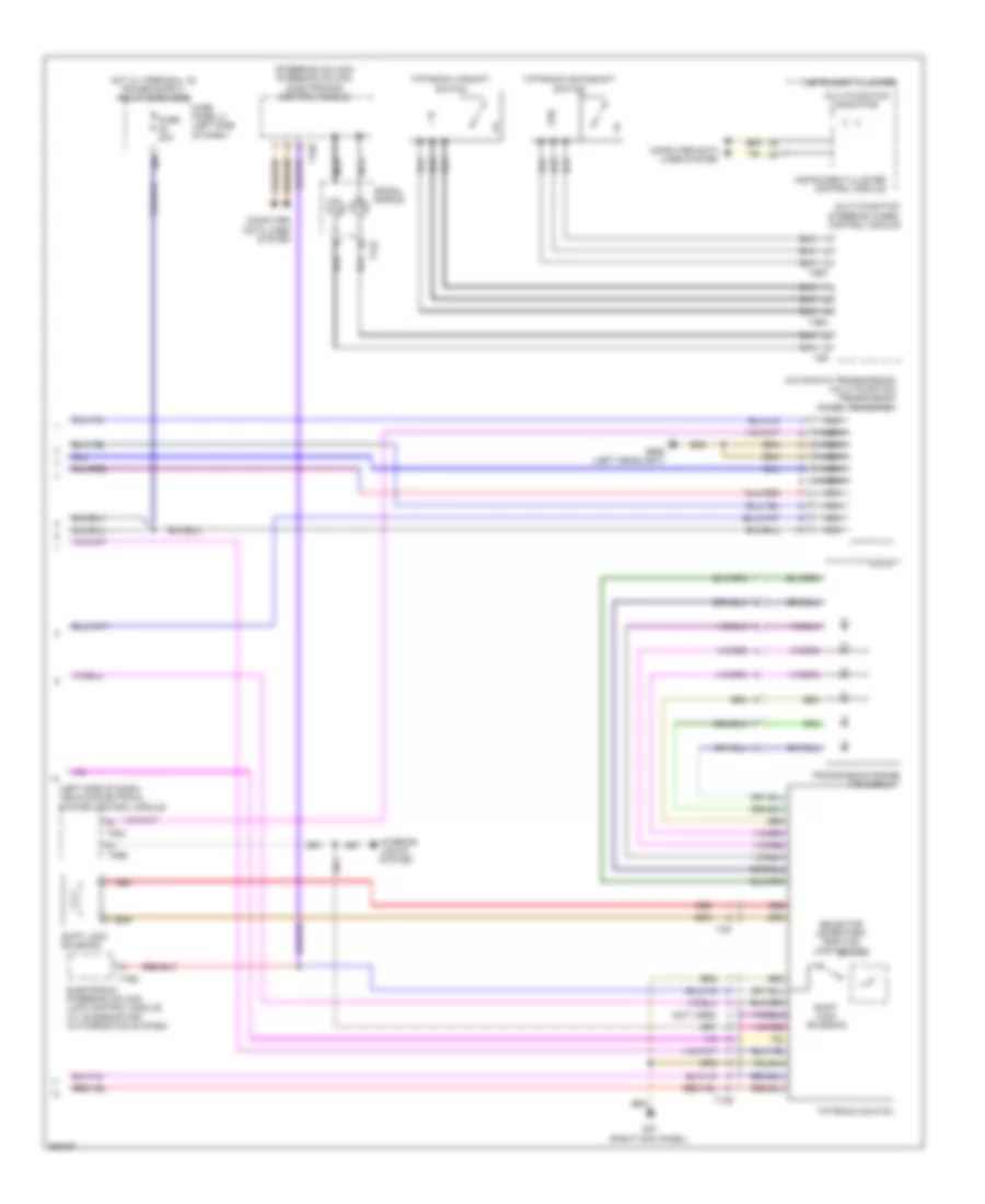 A T Wiring Diagram Late Production 2 of 2 for Volkswagen Golf 2010
