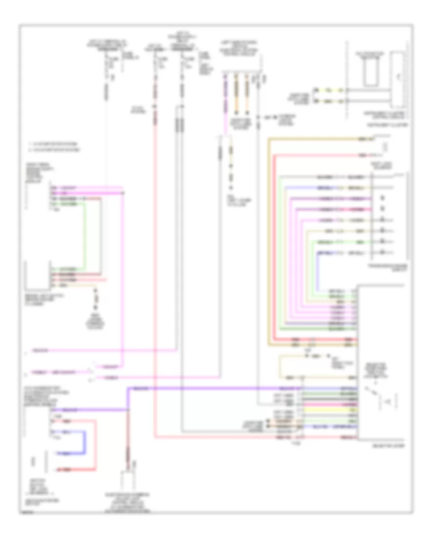 Direct Shift AT Wiring Diagram, Late Production (2 of 2) for Volkswagen Golf 2010