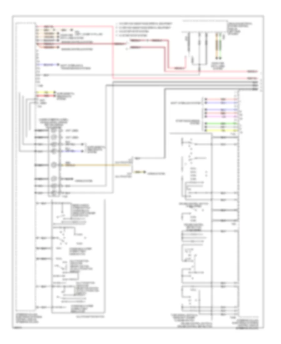 Steering Column Electronic Systems Control Module Wiring Diagram, Late Production (1 of 2) for Volkswagen Golf 2010