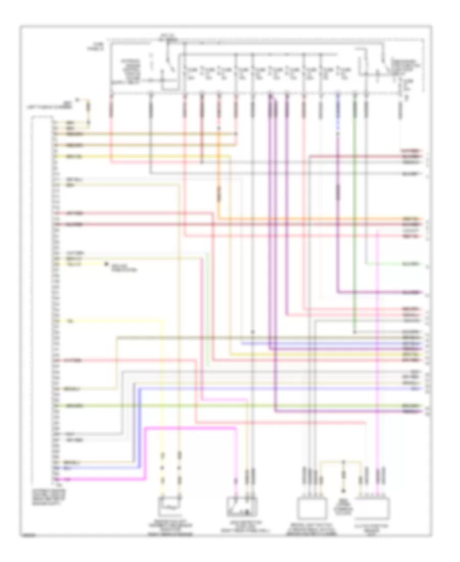 2.5L, Engine Performance Wiring Diagram, Early Production (1 of 5) for Volkswagen Golf 2010