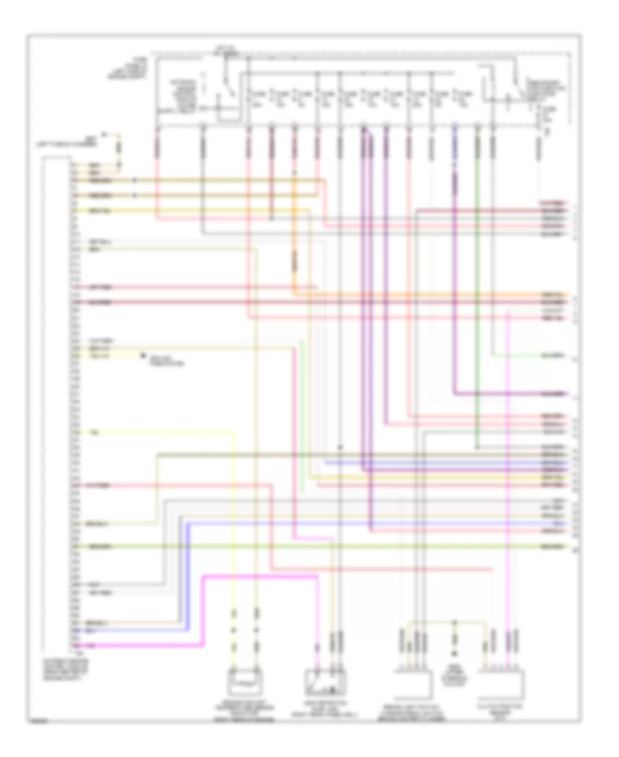 2.5L, Engine Performance Wiring Diagram, Late Production (1 of 5) for Volkswagen Golf 2010