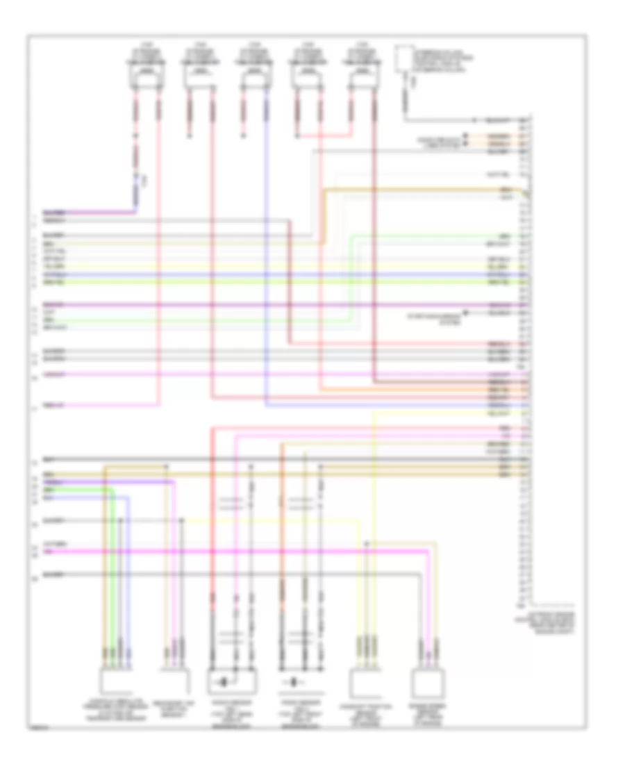 2.5L, Engine Performance Wiring Diagram, Late Production (5 of 5) for Volkswagen Golf 2010