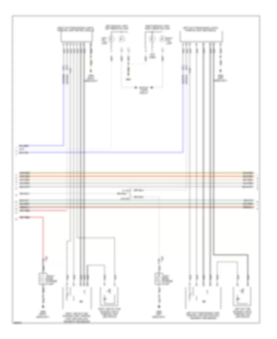 Exterior Lamps Wiring Diagram Late Production 2 of 3 for Volkswagen Golf 2010