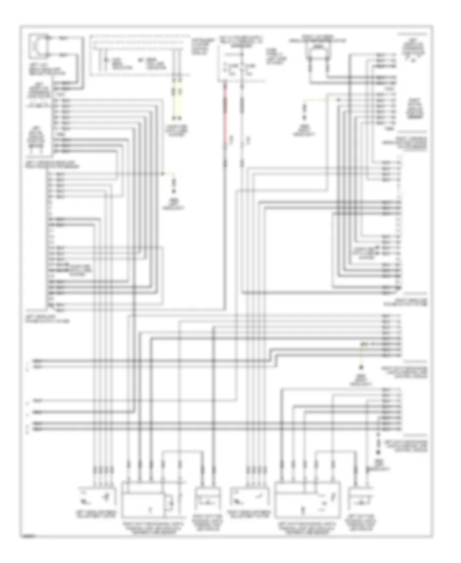 Headlights Wiring Diagram, Late Production with HID Headlamps (2 of 2) for Volkswagen Golf 2010