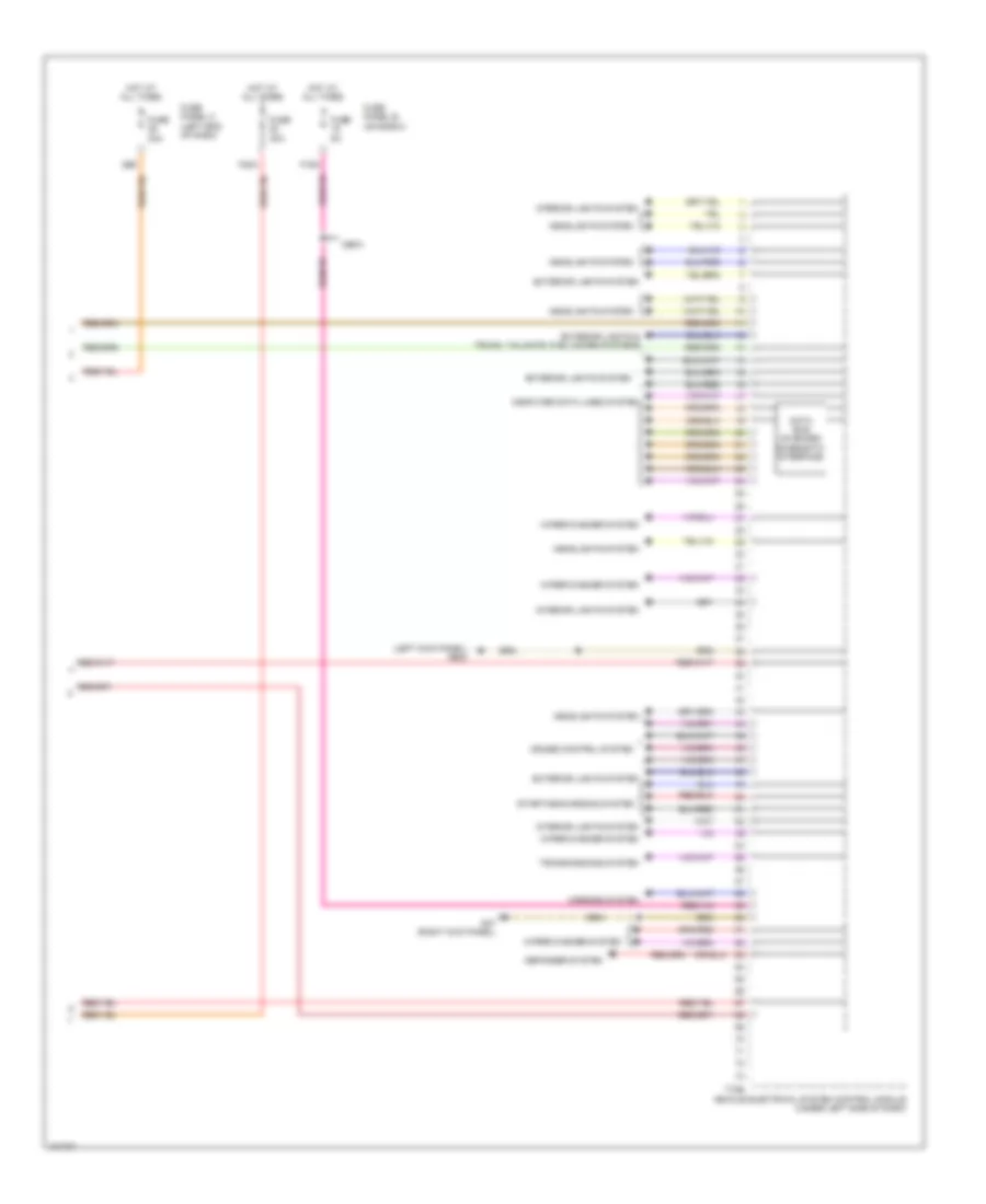 Vehicle Electrical System Control Module Wiring Diagram 2 of 2 for Volkswagen Beetle 2013