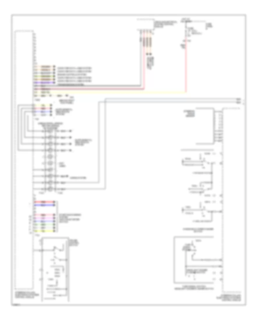 Steering Column Electronic Systems Control Module Wiring Diagram (1 of 2) for Volkswagen Jetta 2.0T 2006