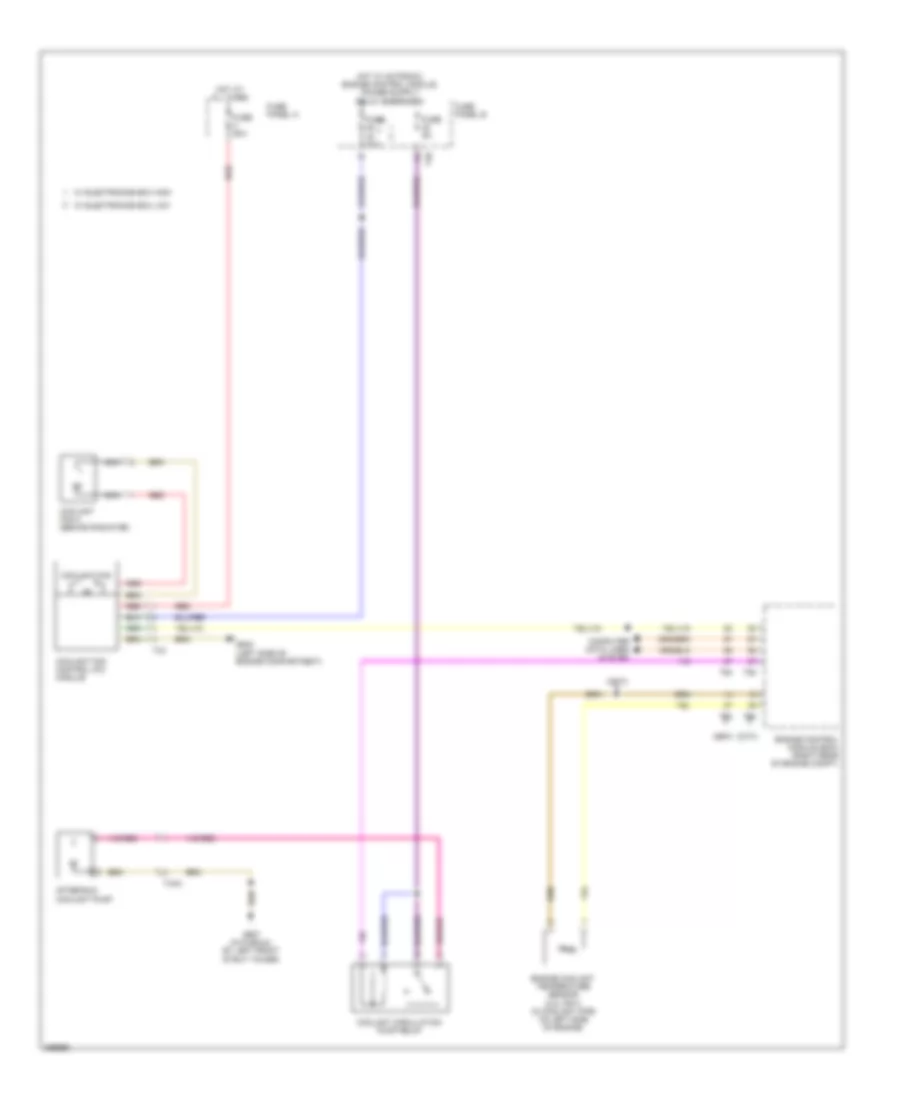 Manual AC Wiring Diagram, without Climatronic (2 of 2) for Volkswagen GTI 2.0T 2010