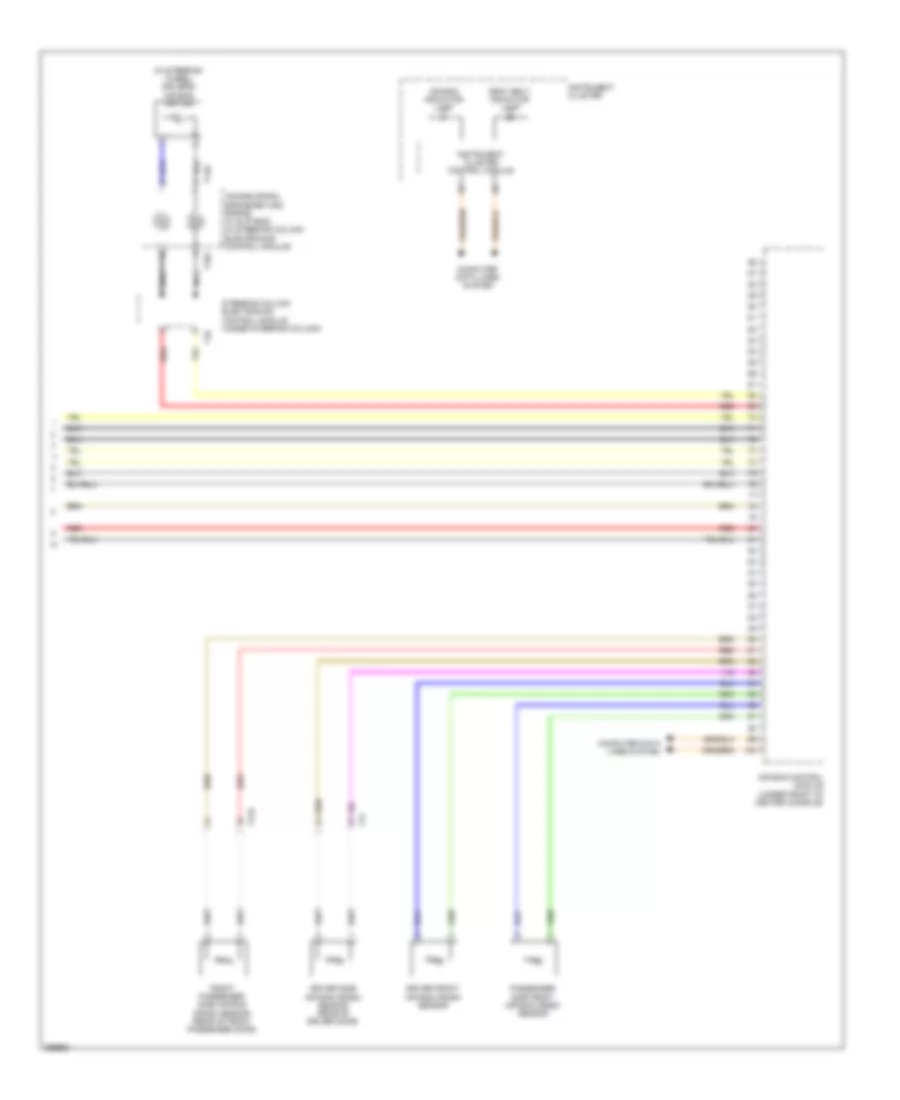 Supplemental Restraints Wiring Diagram Convertible 3 of 3 for Volkswagen Beetle Turbo 2013