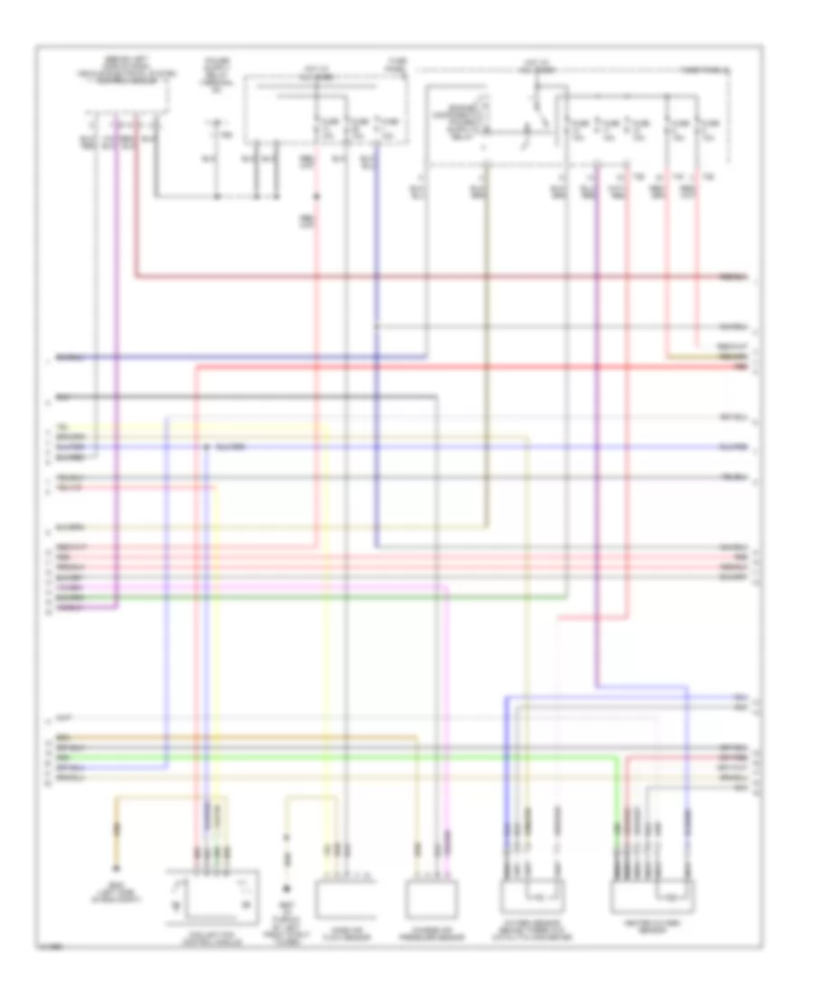 2.0L, Engine Performance Wiring Diagram (2 of 5) for Volkswagen Jetta GLI 2006