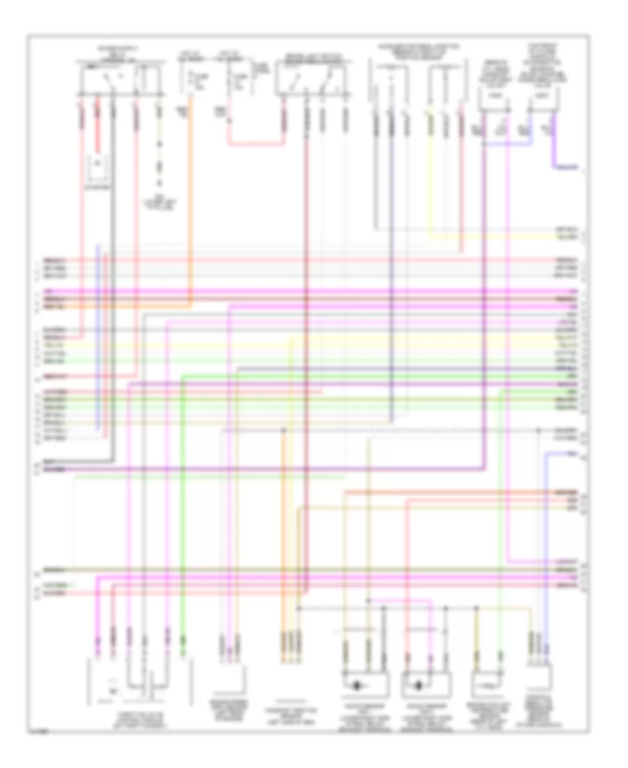 2.5L, Engine Performance Wiring Diagram, Engine Code BGQ (4 of 5) for Volkswagen Jetta GLI 2006