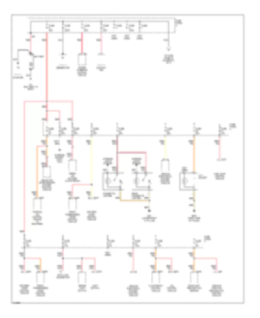 2 0L Power Distribution Wiring Diagram 1 of 3 for Volkswagen Jetta GLI 2006