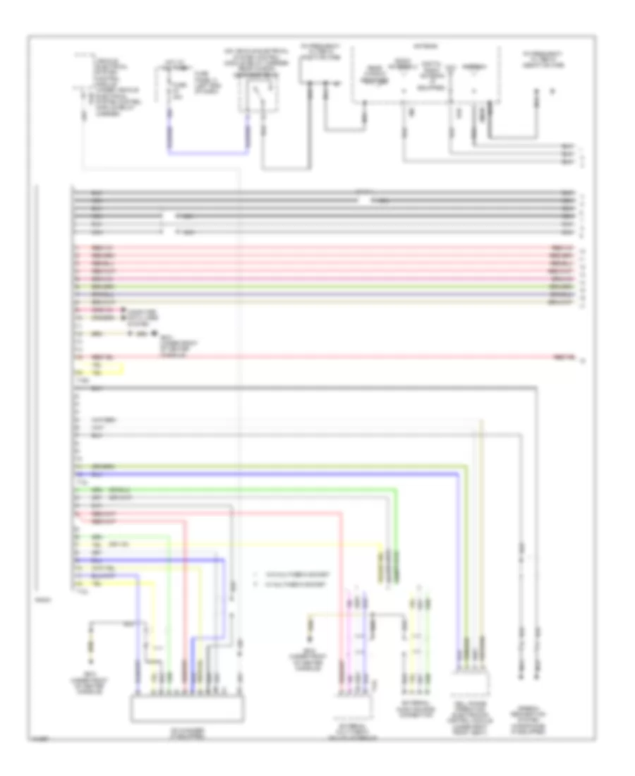 Radio Wiring Diagram without Navigation without Amplifier 1 of 2 for Volkswagen CC Executive 2013