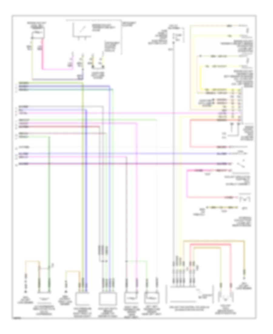 Automatic A C Wiring Diagram 3 of 3 for Volkswagen CC Lux 2013