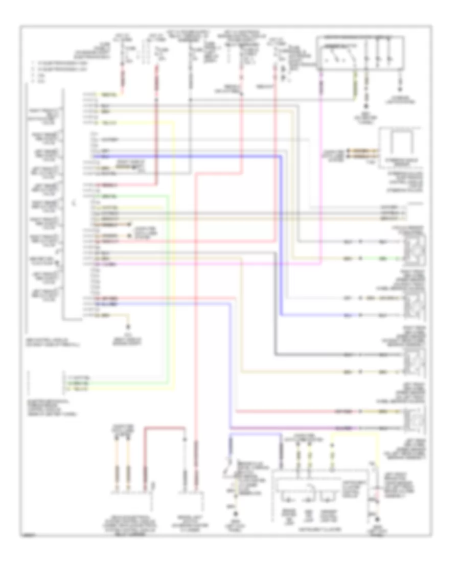 Anti lock Brakes Wiring Diagram for Volkswagen CC Lux 2013